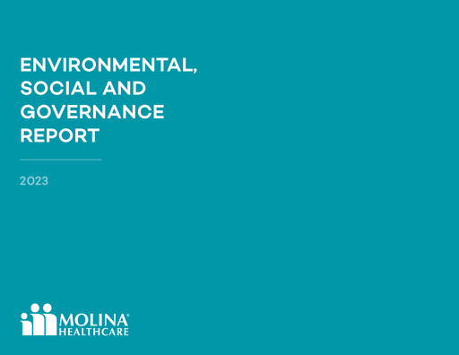 Thumbnail Molina Healthcare
 ESG Report 2023