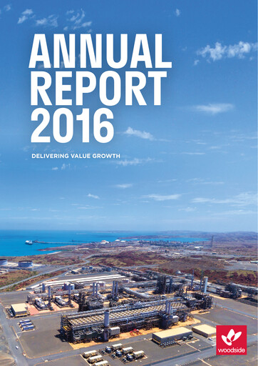 Thumbnail Woodside Energy Annual Report 2016