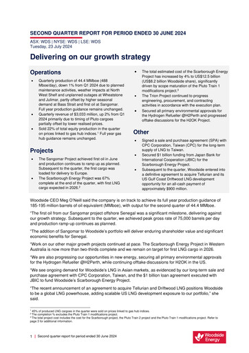 Vorschaubild Woodside Energy Quartalsbericht 2024-q2