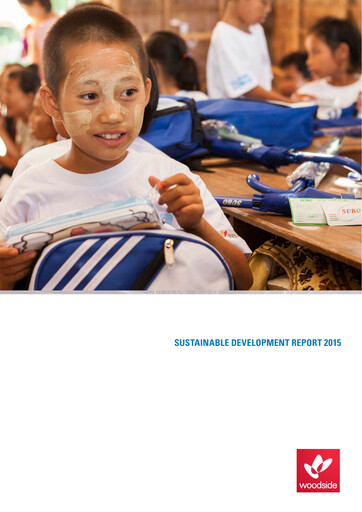 Thumbnail Woodside Energy Sustainability Report 2015