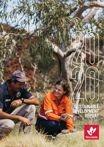 Thumbnail Woodside Energy Sustainability Report 2020