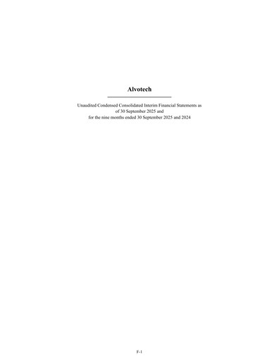 Thumbnail Alvotech Financial Statement 2025-9m