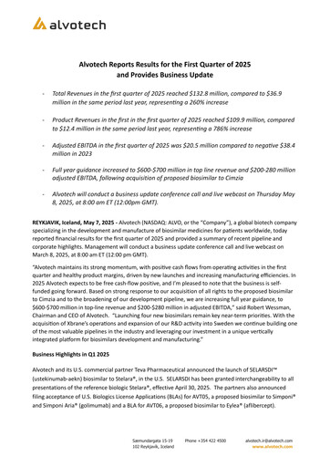 Thumbnail Alvotech Quarterly Report 2025-q1
