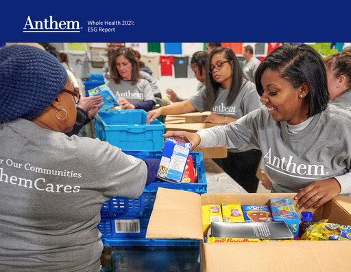 Thumbnail Elevance Health ESG Report 2021