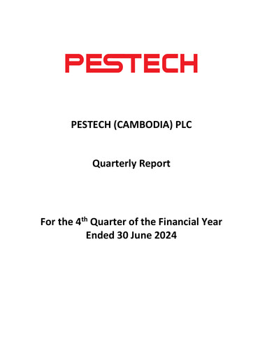 Thumbnail Pestech Cambodia Quarterly Report 2024-q4