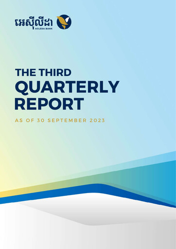 Vorschaubild ACLEDA Bank Quartalsbericht 2023-q3