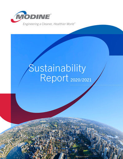 Thumbnail Modine Manufacturing
 Sustainability Report 2020-2021