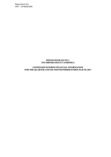 Thumbnail Phnom Penh SEZ Financial Statement 2017-h1