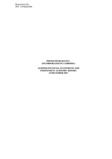Thumbnail Phnom Penh SEZ Financial Statement 2017