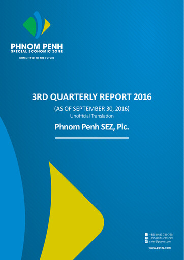 Thumbnail Phnom Penh SEZ Quarterly Report 2016-q3