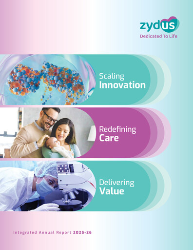 Thumbnail Zydus Lifesciences Annual Report 2025-2026