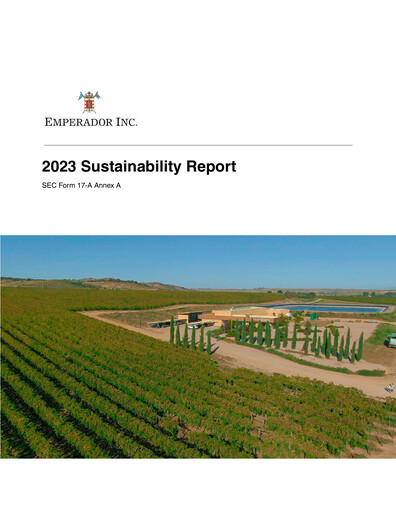Thumbnail Emperador Brandy Sustainability Report 2023