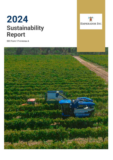 Thumbnail Emperador Brandy Sustainability Report 2024