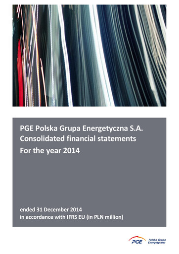Thumbnail PGE Polska Financial Statement 2014