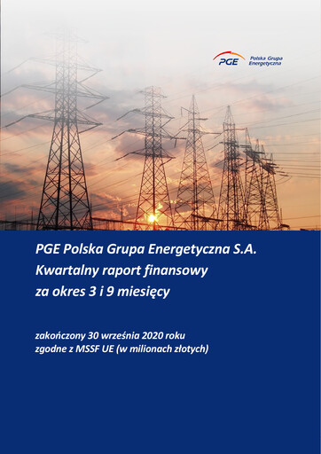 Thumbnail PGE Polska Quarterly Report 2020-q3