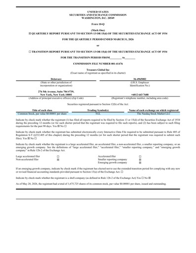 Thumbnail Treasure Global Quarterly Report 2026-q3
