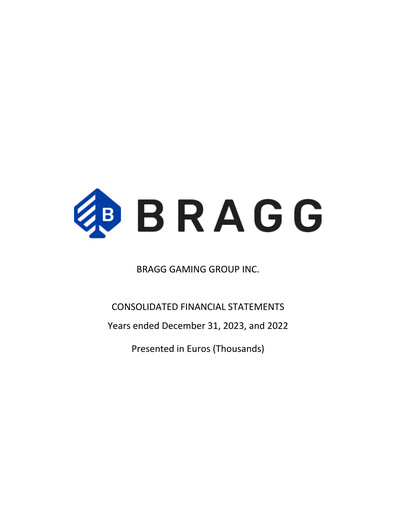 Vorschaubild Bragg Gaming Group Finanzmitteilung 2023