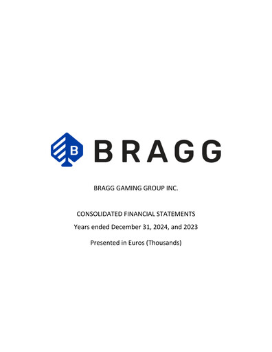 Vorschaubild Bragg Gaming Group Finanzmitteilung 2024