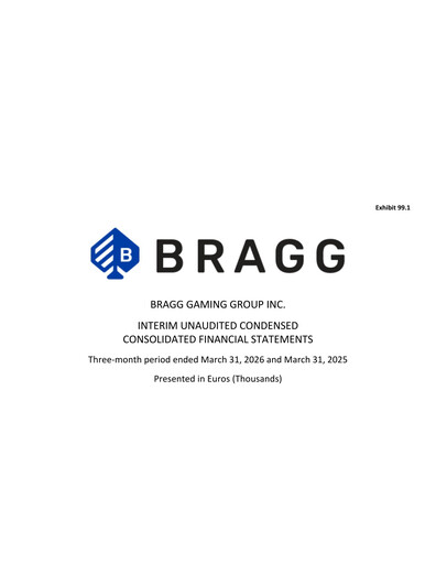Thumbnail Bragg Gaming Group Quarterly Report 2026-q1