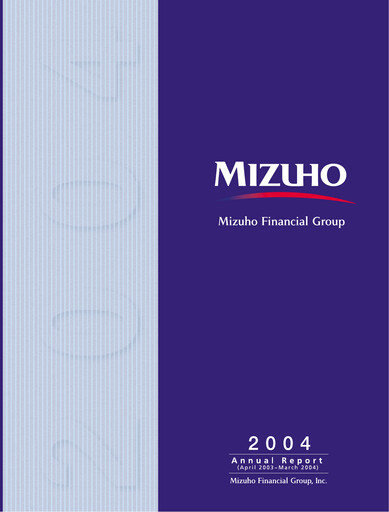 Thumbnail Mizuho Financial Group
 Annual Report 2004