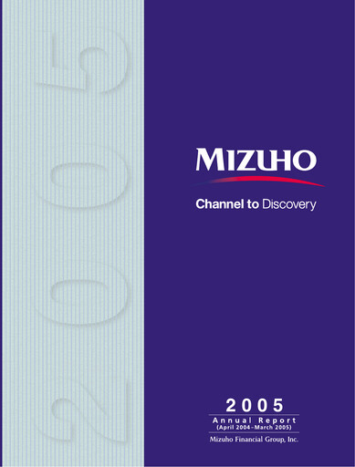 Thumbnail Mizuho Financial Group
 Annual Report 2005