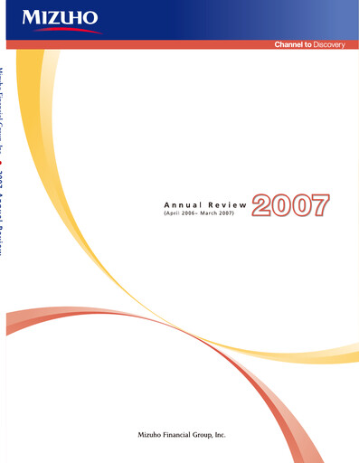 Thumbnail Mizuho Financial Group
 Annual Report 2007