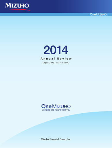 Thumbnail Mizuho Financial Group
 Annual Report 2014