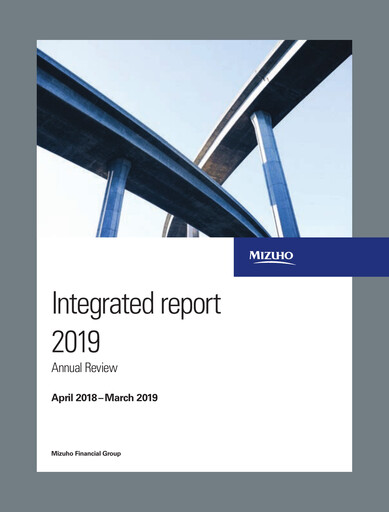 Thumbnail Mizuho Financial Group
 Annual Report 2019