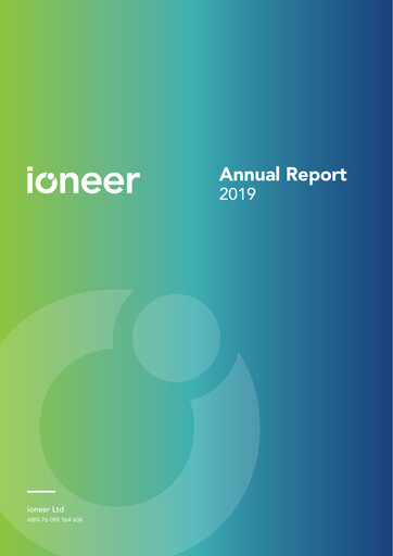 Thumbnail ioneer Annual Report 2019