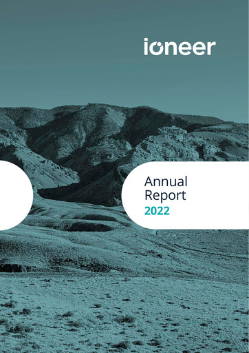 Thumbnail ioneer Annual Report 2022