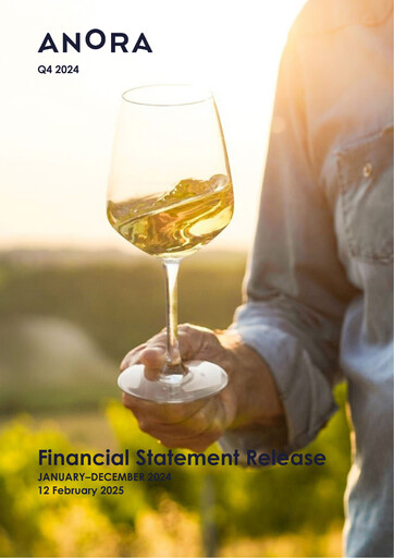 Miniature Anora Group Bilan financier 2024