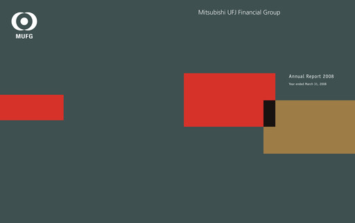 Thumbnail Mitsubishi UFJ Financial Annual Report 2008