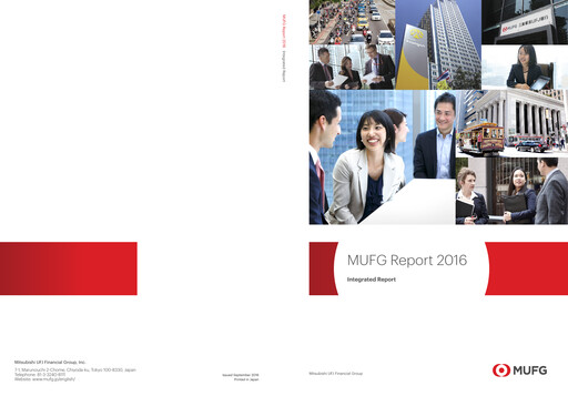 Thumbnail Mitsubishi UFJ Financial Annual Report 2016