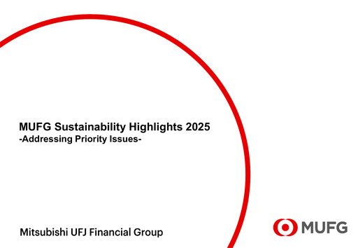 Thumbnail Mitsubishi UFJ Financial Sustainability Report 2025