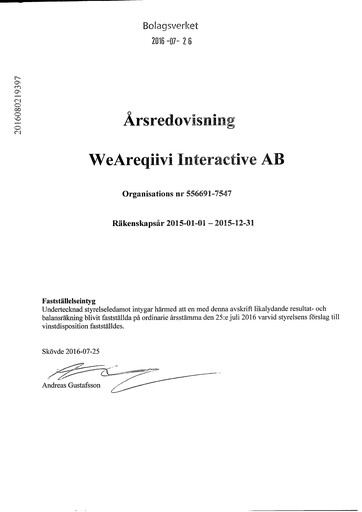 Thumbnail Qiiwi Games Annual Report 2015