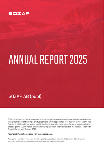 Miniature Sozap Rapport annuel 2025