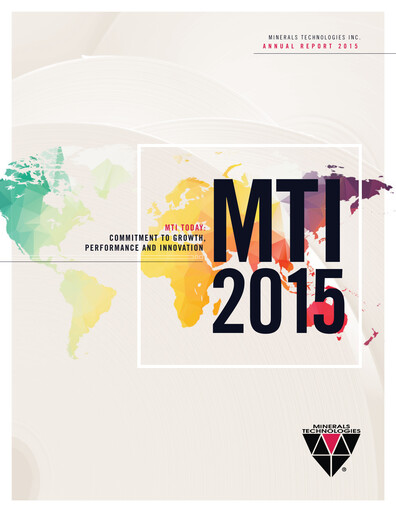 Vorschaubild Minerals Technologies Jahresbericht 2015