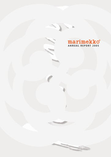 Thumbnail Marimekko Annual Report 2005