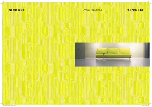 Thumbnail Marimekko Annual Report 2006