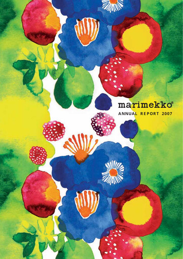 Thumbnail Marimekko Annual Report 2007