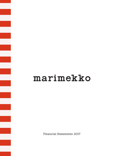 Thumbnail Marimekko Financial Statement 2017