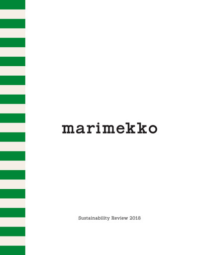 Thumbnail Marimekko Sustainability Report 2018