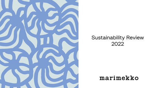 Thumbnail Marimekko Sustainability Report 2022