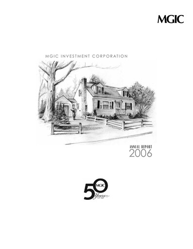 Thumbnail MGIC Investment
 Annual Report 2006