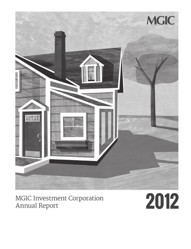Thumbnail MGIC Investment
 Annual Report 2012