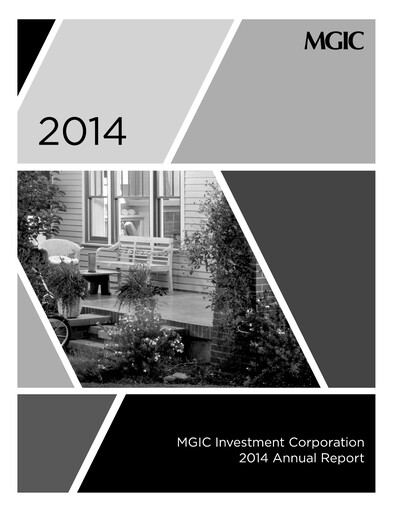 Thumbnail MGIC Investment
 Annual Report 2014