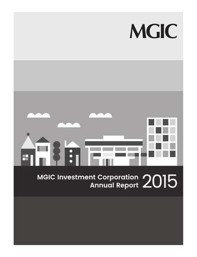 Thumbnail MGIC Investment
 Annual Report 2015