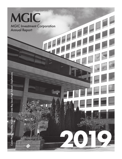 Thumbnail MGIC Investment
 Annual Report 2019