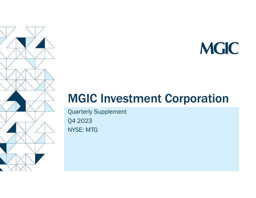 Thumbnail MGIC Investment
 Quarterly Report 2023-q4