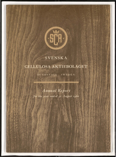Thumbnail Svenska Cellulosa Aktiebolaget (SCA) Annual Report 1959-1960